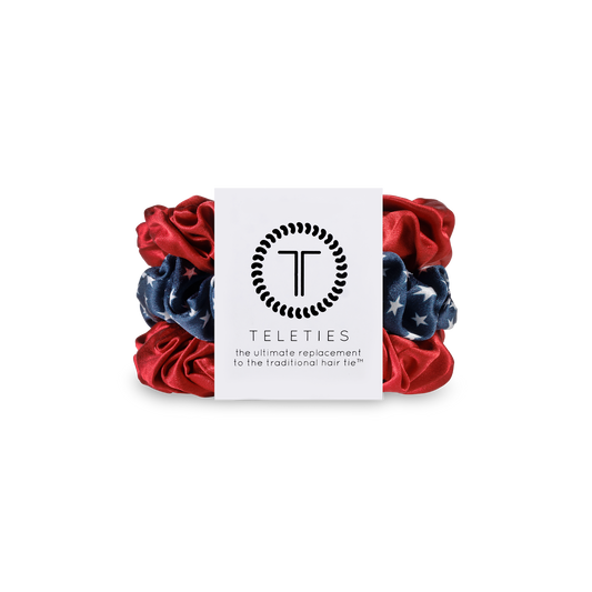 Silk Hair Scrunchie | Large | Independence Bae