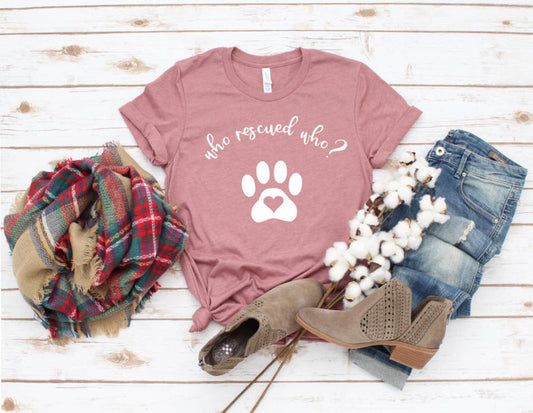 Who Rescued Who T-shirt