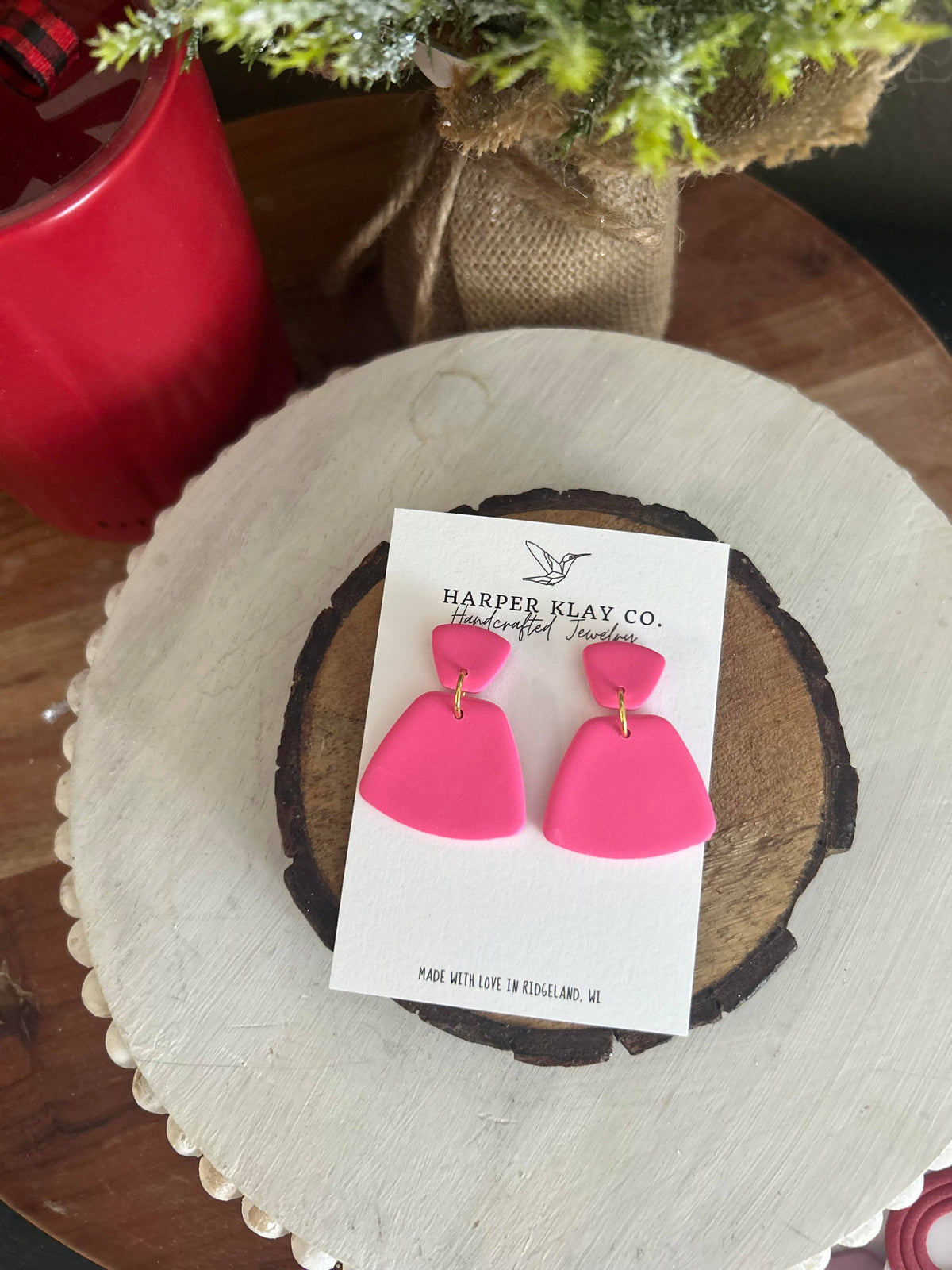 The Hadley Set- Polymer Clay Dangle Earrings