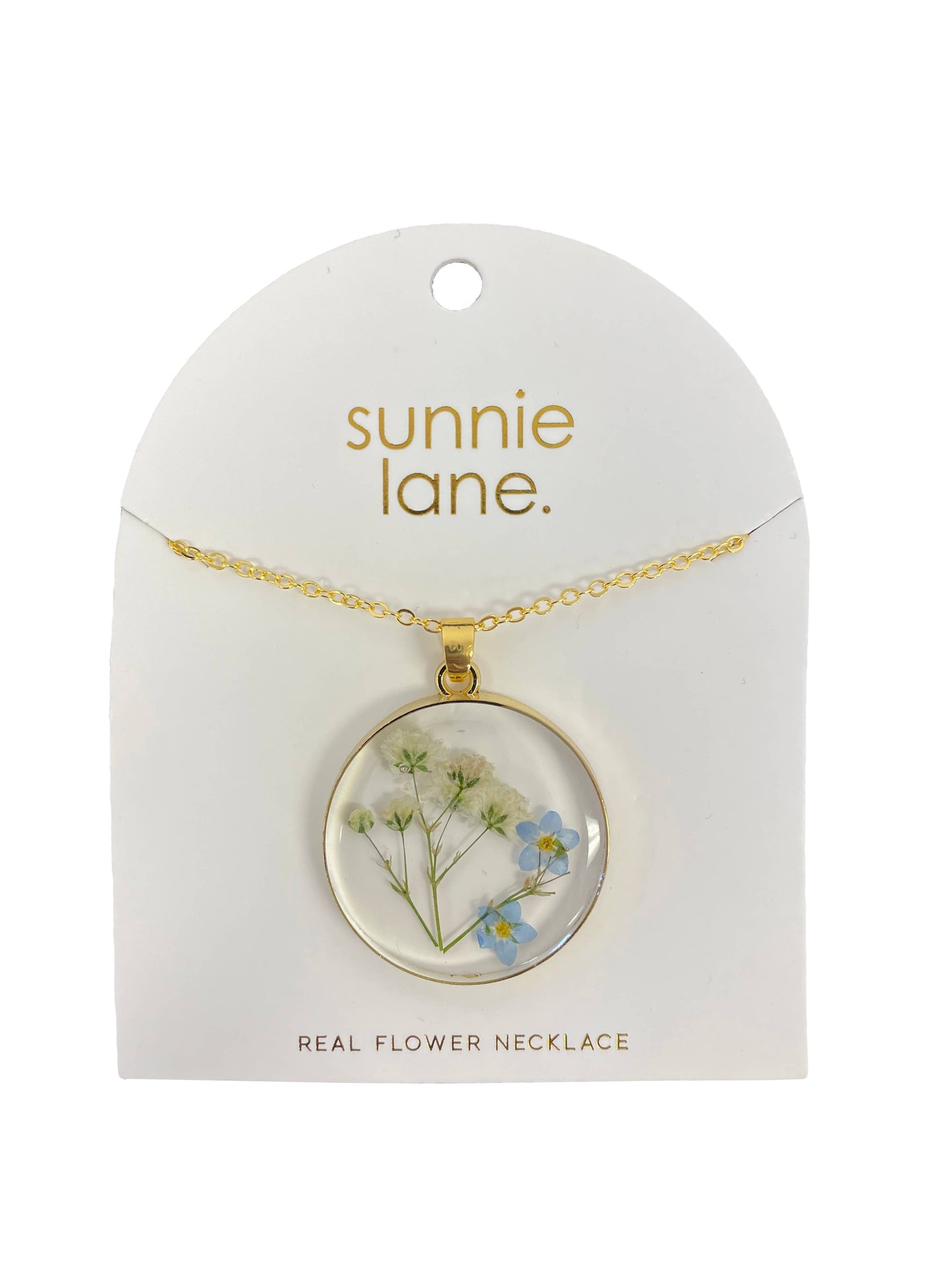 Pressed Flower Necklace - Made With Real Flowers