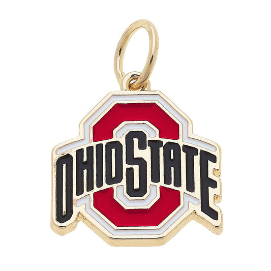 Ohio State Buckeyes Enamel Logo Charm