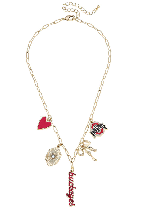 Ohio State Buckeyes Paper Clip Charm Collector Necklace