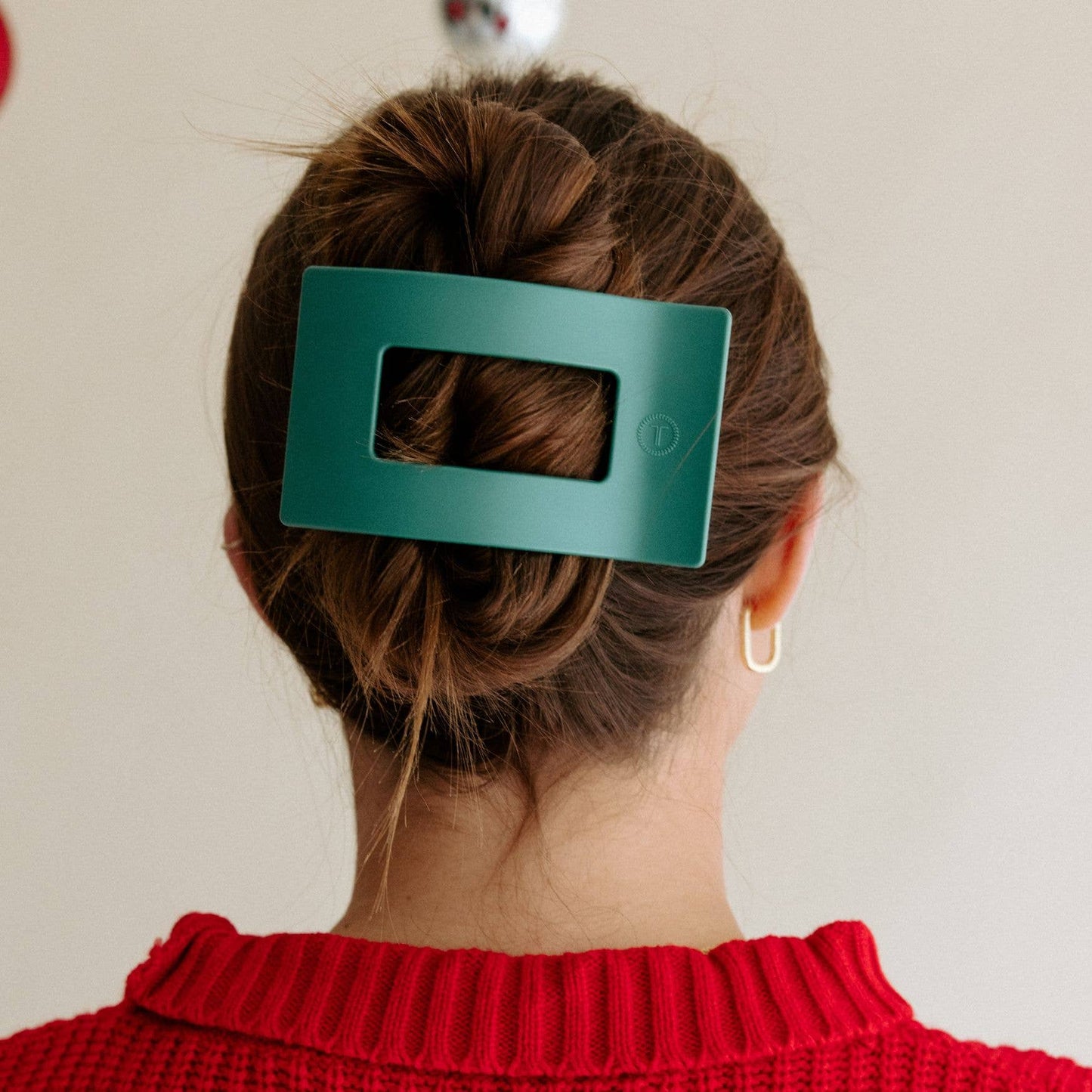 Flat Rectangle Hair Clip | Large | Fir Real