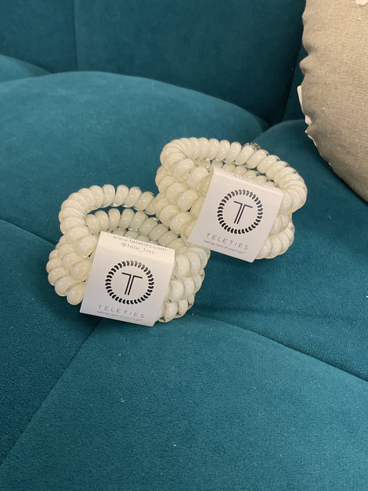 Spiral Hair Coils | Large | Coconut White